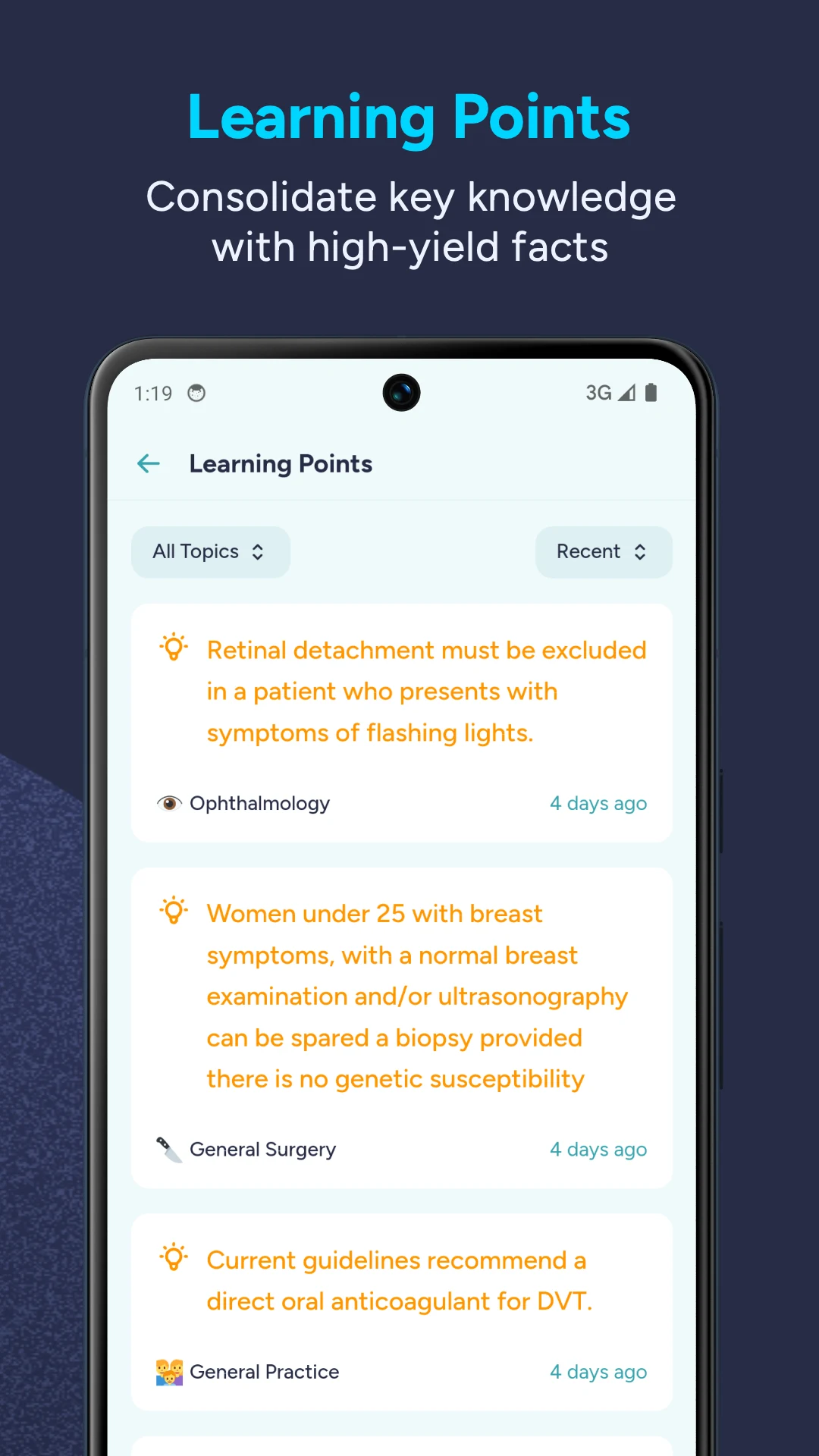eMedici Medical Education screenshot